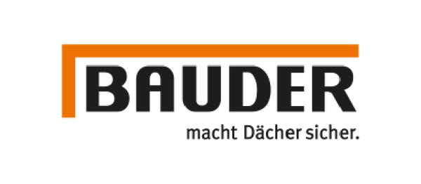 BAUDER Logo | Macht Dächer sicher.